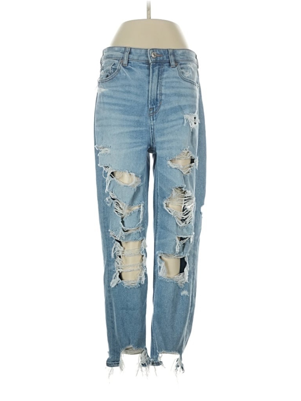 American Eagle Distressed Mom Jean Sz 6 short